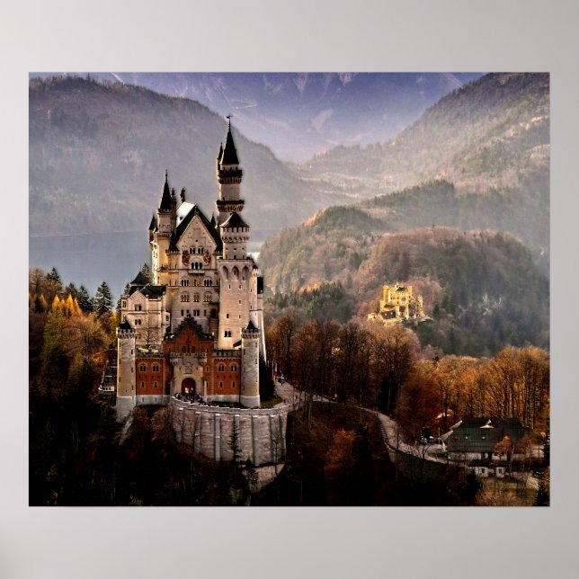 Schloss Neuschwanstein Deutschland Poster (Vorne)