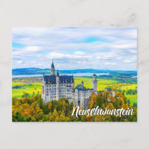 Schloss Neuschwanstein, Deutschland Postkarte