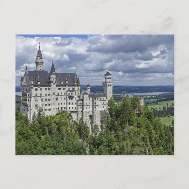 Schloss Neuschwanstein - Deutschland Postkarte (Vorderseite)