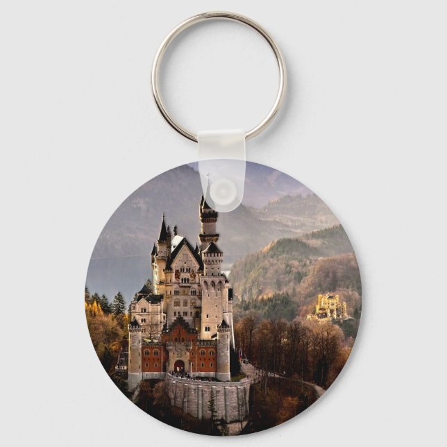 Schloss Neuschwanstein Deutschland Schlüsselanhänger (Vorderseite)