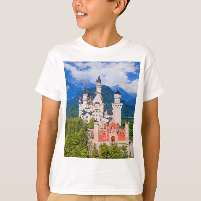 Schloss Neuschwanstein Deutschland T-Shirt (Vorderseite)