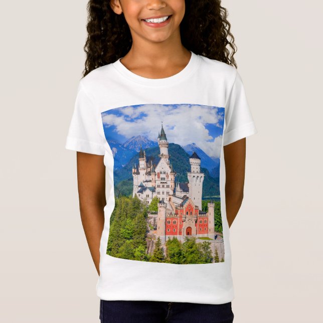 Schloss Neuschwanstein Deutschland T-Shirt (Vorderseite)