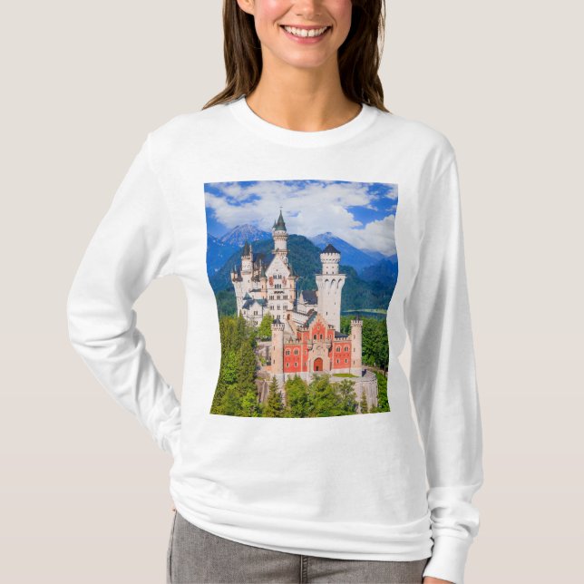 Schloss Neuschwanstein Deutschland T-Shirt (Vorderseite)