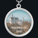 Schloss Neuschwanstein Deutschland Versilberte Kette<br><div class="desc">Schloss Neuschwanstein Deutschland Schöne und wie ein Traum wahr werden</div>