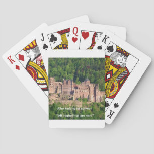 Schloss Neuschwanstein Frankfurt & Deutscher Kurs Spielkarten