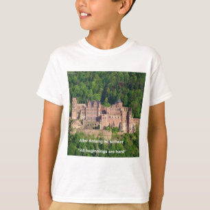 Schloss Neuschwanstein Frankfurt & Deutscher Kurs T-Shirt