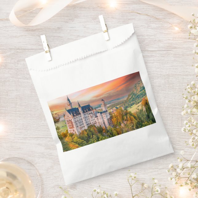 Schloss Neuschwanstein Geschenktütchen (Ausgeschnitten)