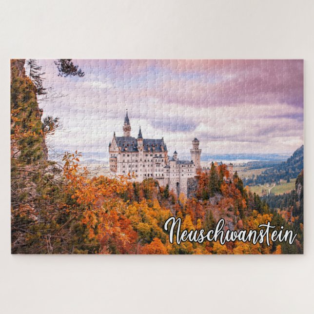 Schloss Neuschwanstein im Herbst (Horizontal)