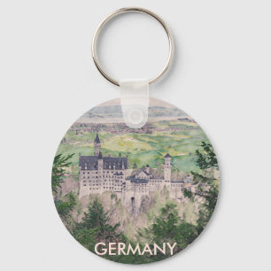 Schloss Neuschwanstein in Deutschland Schlüsselanhänger