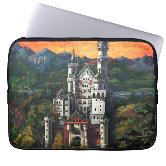 Schloss Neuschwanstein Laptopschutzhülle (Vorderseite)