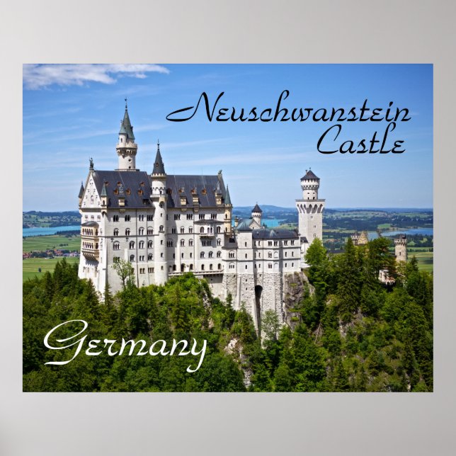 Schloss Neuschwanstein Poster (Vorne)