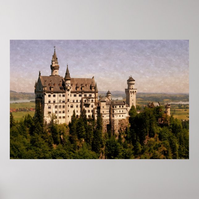 Schloss Neuschwanstein Poster (Vorne)