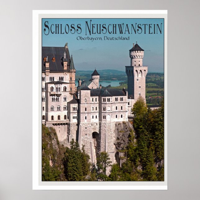 Schloss Neuschwanstein Poster (Vorne)