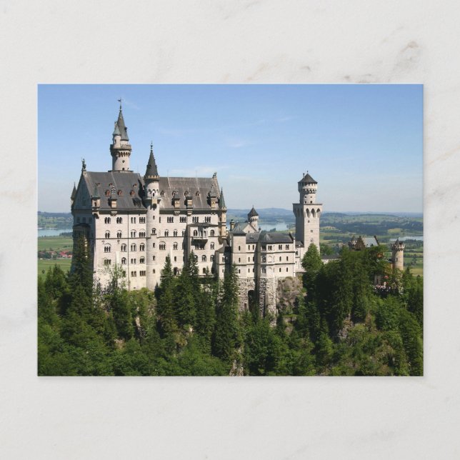 Schloss Neuschwanstein Postkarte (Vorderseite)