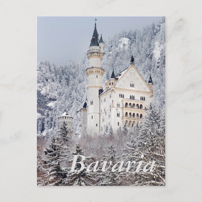 Schloss Neuschwanstein Postkarte (Vorderseite)