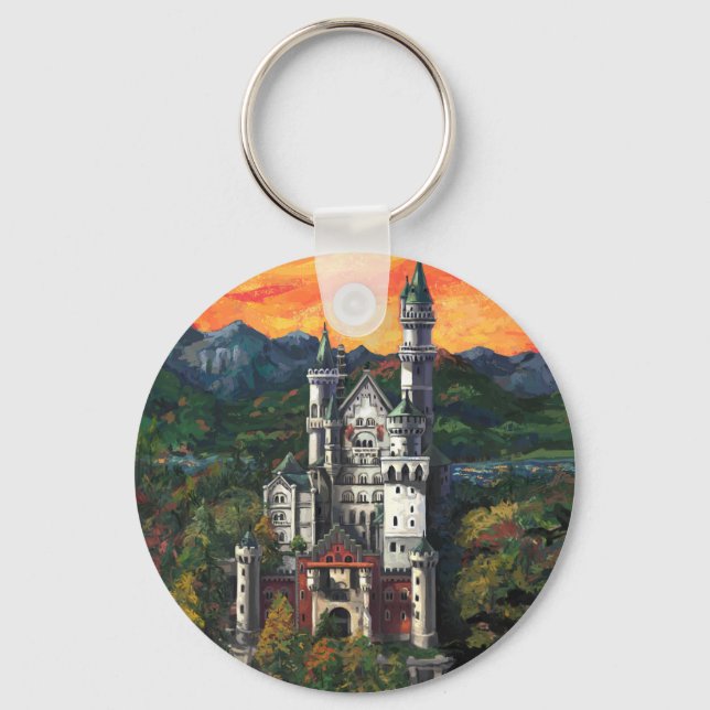 Schloss Neuschwanstein Schlüsselanhänger (Vorderseite)