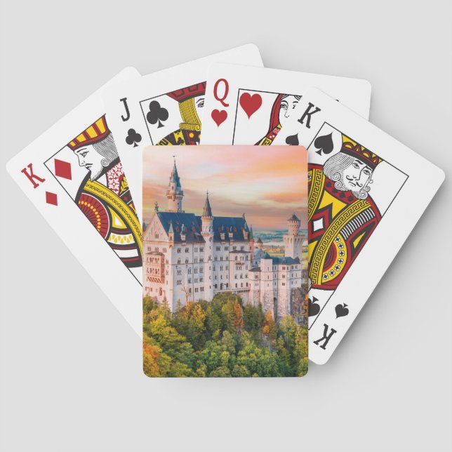 Schloss Neuschwanstein Spielkarten (Rückseite)