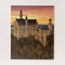 Schloss Neuschwanstein Sunset Puzzle