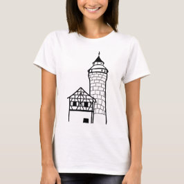 Schloss Nürnberg, Deutschland" | Minimalistische K T-Shirt