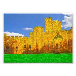 Schloss Peckforton in Tarporley, Cheshire Fotodruck