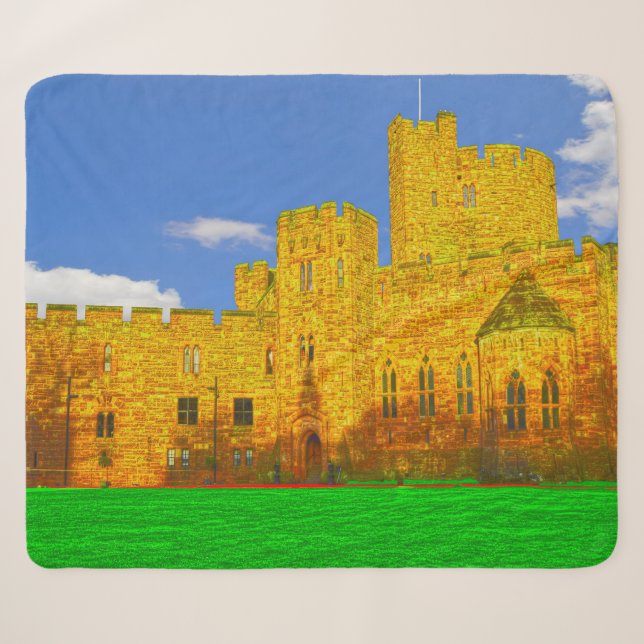 Schloss Peckforton in Tarporley, Cheshire Sherpadecke (Vorderseite (Horizontal))