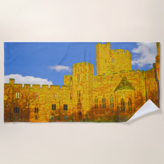 Schloss Peckforton in Tarporley, Cheshire Strandtuch
