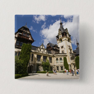 Schloss Peles aus dem 18. Jahrhundert, Sinaia, Rum Button