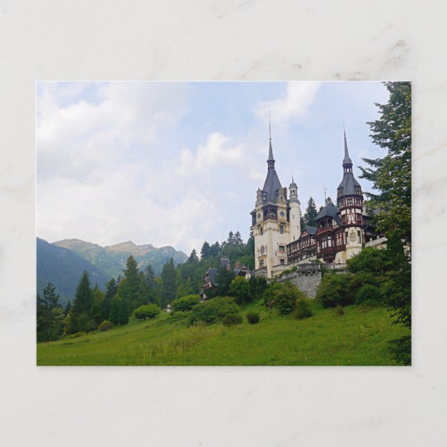 Schloss Peleș, Siebenbürgen, România Postkarte (Vorderseite)