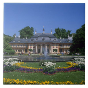 Schloss Pillnitz, Dresden, Sachsen, Deutschland Fliese