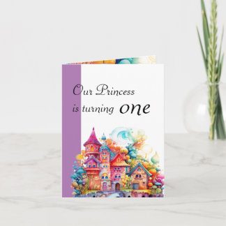 Schloss Pink Custom Alter Einladung
