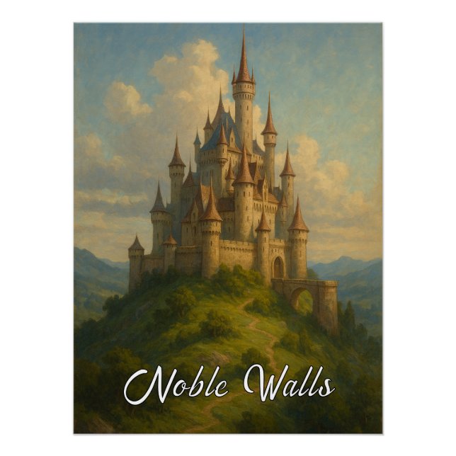 Schloss Poster (Vorderseite)