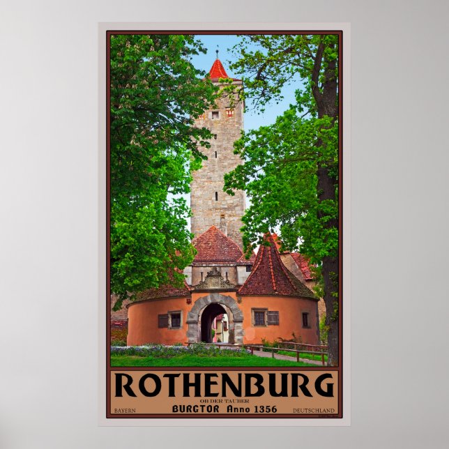 Schloss Rothenburg Poster (Vorne)