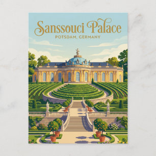 Schloss Sanssouci Deutschland Postkarte