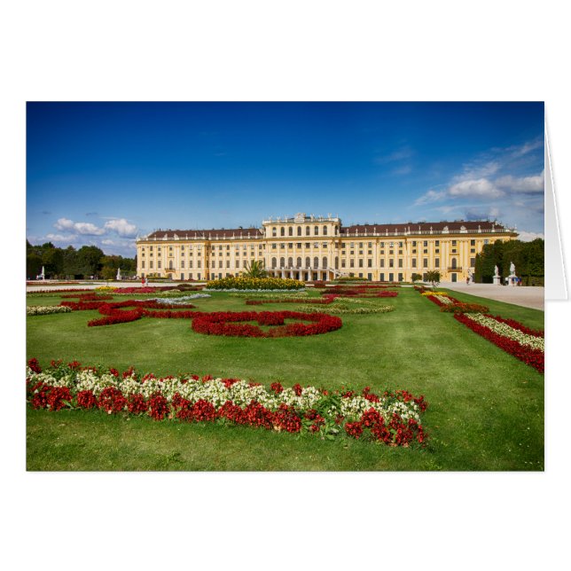 Schloss Schoenbrunn Wien Österreich (Vorderseite (Horizontal))