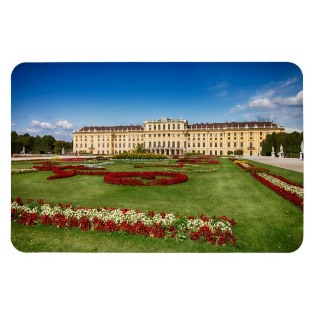 Schloss Schoenbrunn Wien Österreich Magnet (Horizontal)
