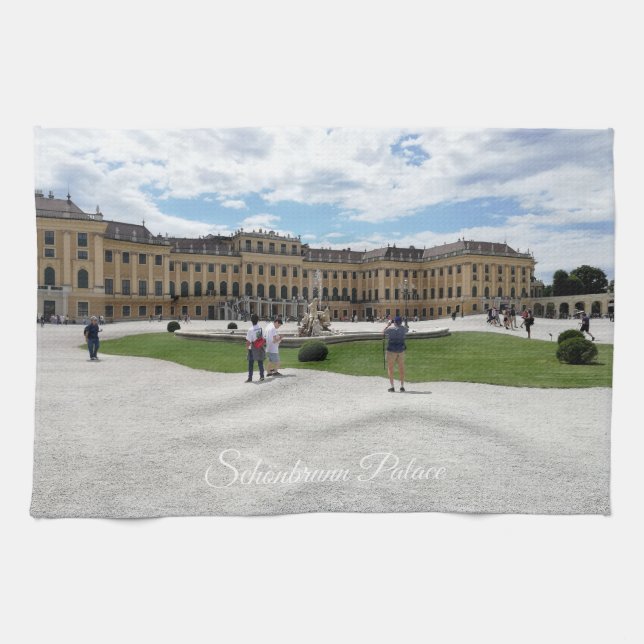 Schloss Schönbrunn Wien, Österreich Geschirrtuch (Horizontal)