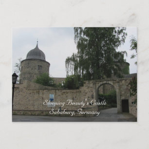 Schloss Schönheit Postkarte