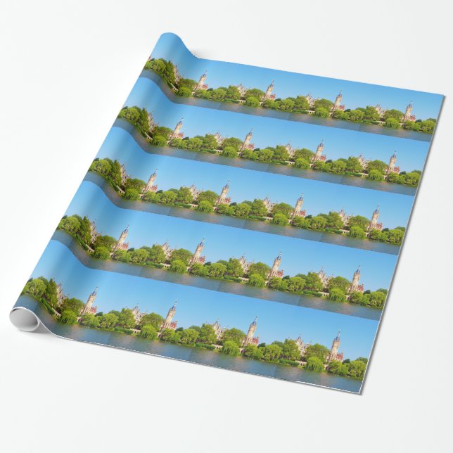 Schloss Schwerin, Deutschland Geschenkpapier (Ungerollt)