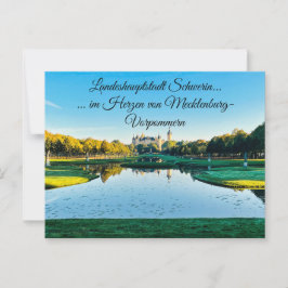 Schloss Schwerin Postkarte