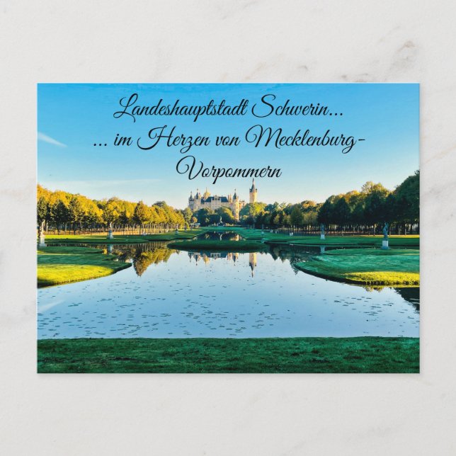 Schloss Schwerin Postkarte (Vorderseite)