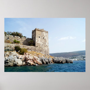 Schloss St. Peter in Bodrum, Turkiye Poster