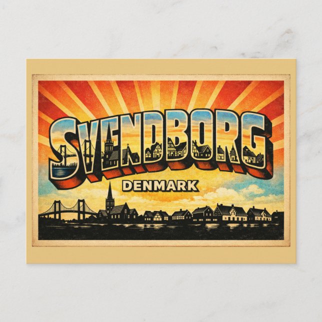 Schloss Svendborg Dänemark Postkarte (Vorderseite)