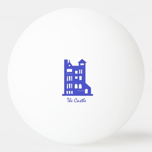 Schloss Tischtennisball (Vorderseite)