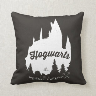 Schloss-Typografie Harry Potters   HOGWARTS™ Kissen