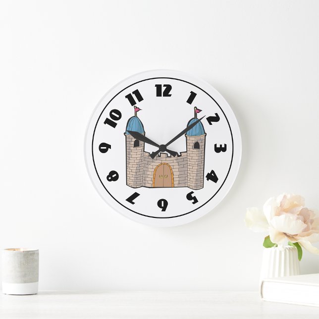 Schloss-Uhr Große Wanduhr (Von Creator hochgeladen)