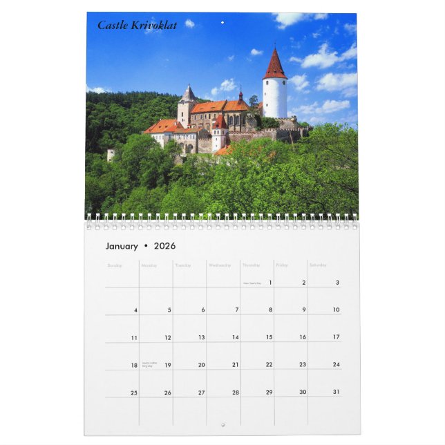 Schloss-und der Chateau-2011 Kalender (Jan 2026)
