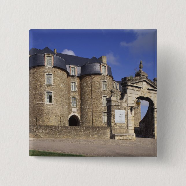 Schloss und Museum, Boulogne, Pas-de-Calais Button (Vorderseite)