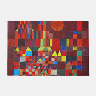 Schloss und Sonne, Paul Klee Fußmatte