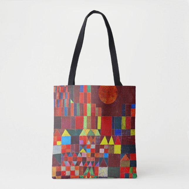 Schloss und Sonne, Paul Klee Tasche (Vorderseite)