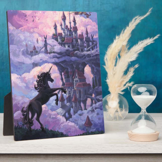 Schloss Unicorn Fotoplatte (Seite)